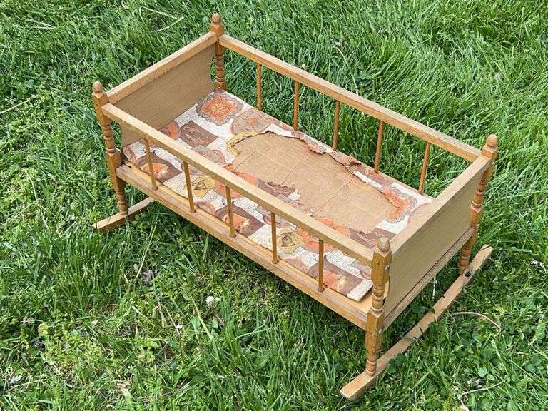 Doll Cradle 26"X19"X15" Needs Repaired