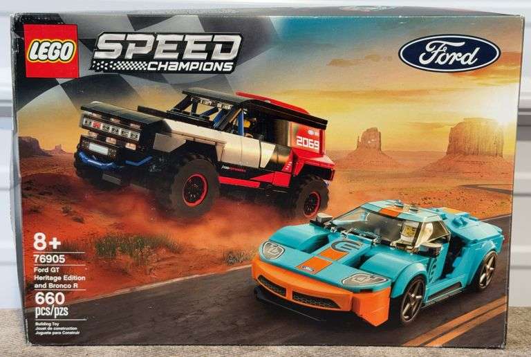 **SEALED NEW** LEGO Speed Champions Ford GT Heritage Edition and Bronco R (set number 76905)