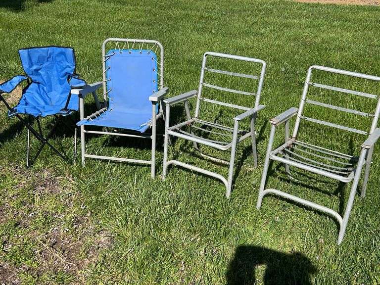 3 Folding Chairs