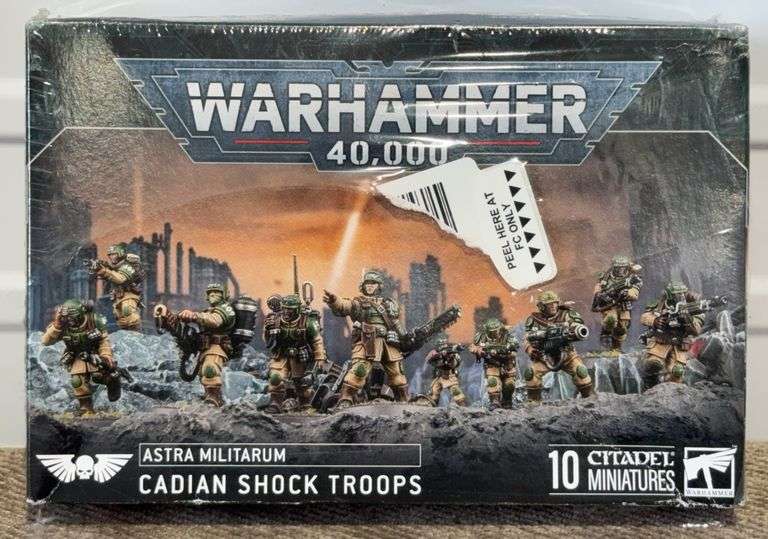 **NEW** Warhammer 40,000 Astra Militarum Cadian Shock Troops