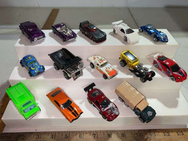 14 Assorted Hot Wheels Cars