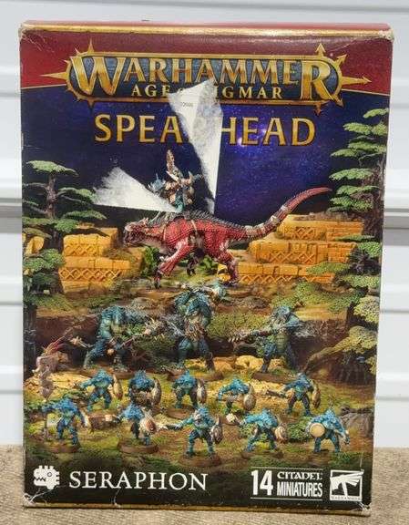 **OPEN BOX/APPEARS NEW** Warhammer Age of Sigmar: Spearhead Seraphon Boxed Set