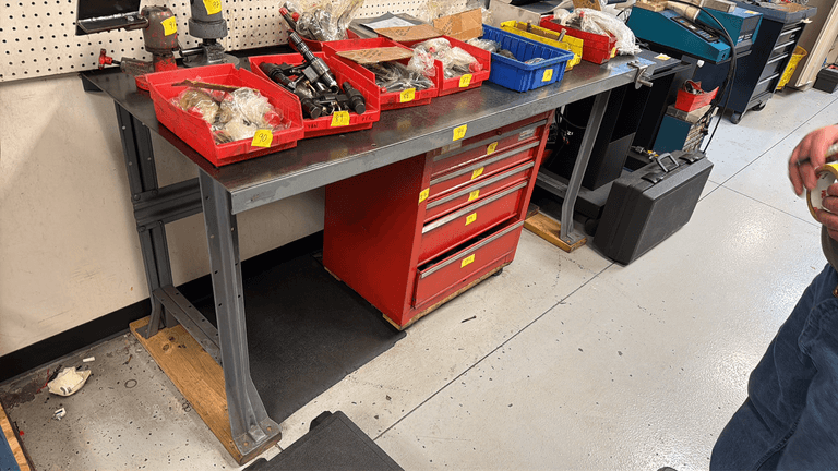 Steel Workbench - No Contents