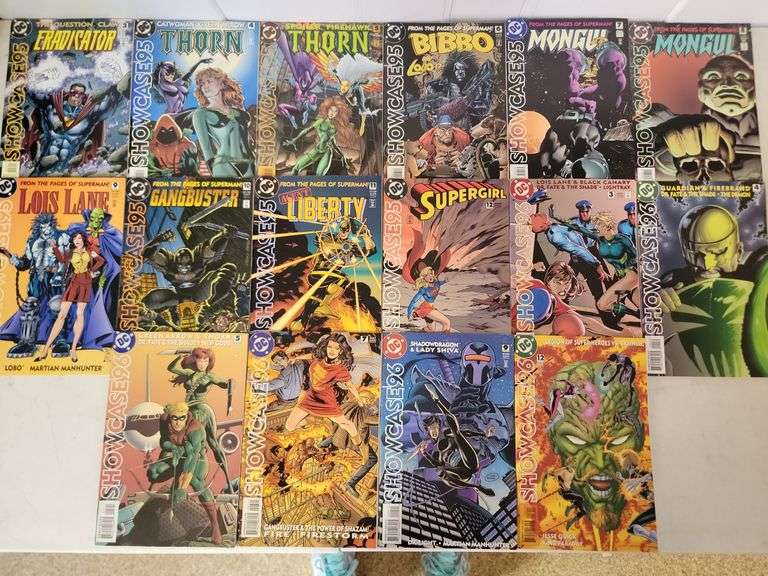 16 Assorted DC Showcase 95 & 96 Comics, See Photos For Volumes/Numbers ...