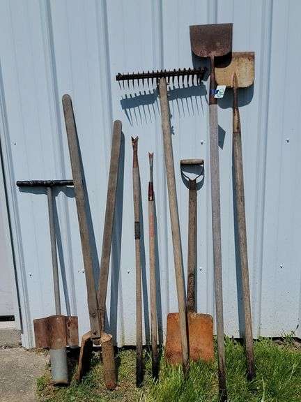 8 Ct. Yard Tools-Post Hole Digger, Etc.