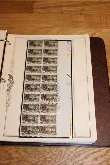1976 Christmas 13¢ Plate Number Strip – Currier & Ives “Winter Pastime” Extended U.S. Stamp Sheet