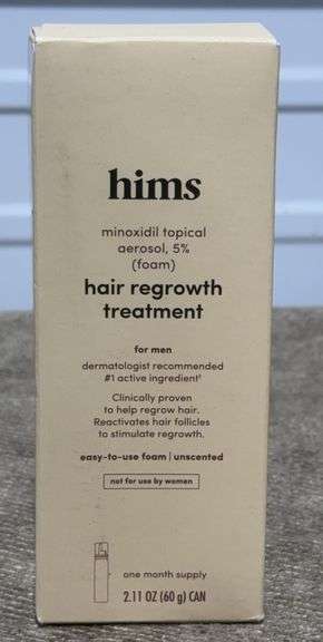 **NEW** HIMS Extra Strength Hair Regrowth Treatment for Men with 5% Topical Minoxidil Foam