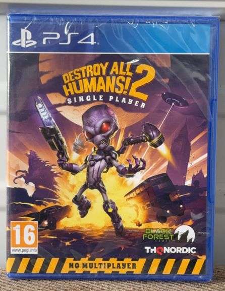 **NEW/SEALED** Destroy All Humans! 2 - Reprobed: Single Player for the PlayStation 4