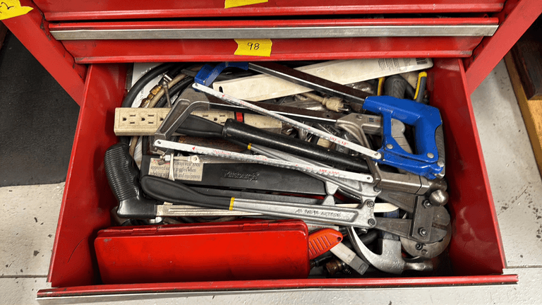 Mixed Tools and Socket Set