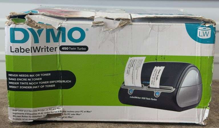 **OPEN BOX/APPEARS NEW** DYMO Label Writer 450 Twin Turbo Direct Thermal Label Printer