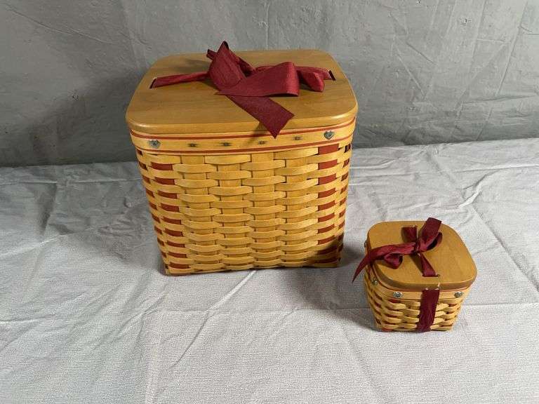 Longaberger Sweetheart Baskets