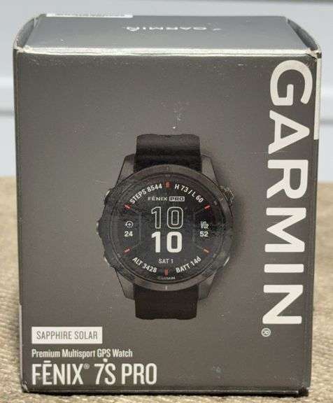 **OPEN BOX/APPEARS NEW** Garmin fēnix 7S Pro Sapphire Solar Premium Multisport GPS Watch
