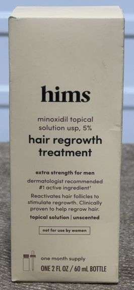 **NEW** Hims Minoxidil 5% Topical Solution, Hair Loss & Regrowth Treatment for Men, 2 fl oz