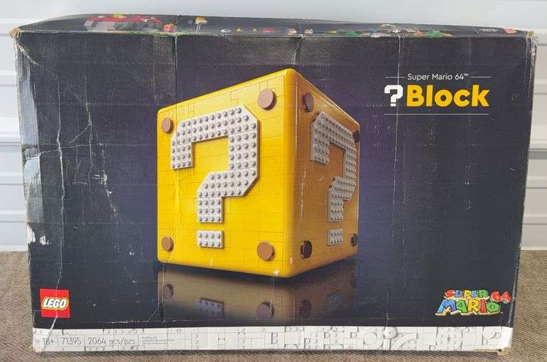 **OPEN BOX/APPEARS NEW**LEGO Super Mario 64 Question Mark Block (71395) RARE RETIRED