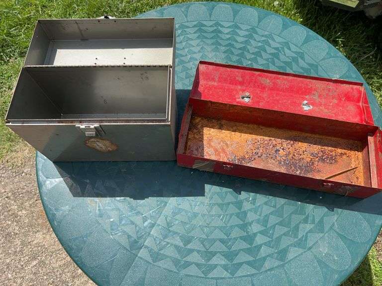 Metal Toolbox & File Box