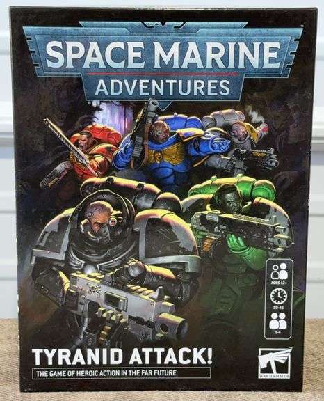 **OPEN BOX / MISSING PIECES** Games Workshop Space Marine Adventures: Tyranid Attack! Board Game