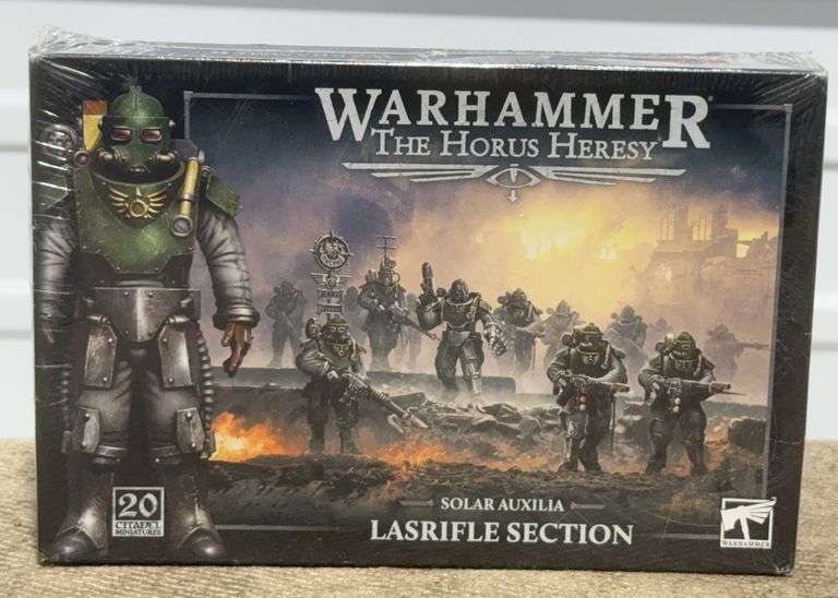 **SEALED NEW** Warhammer The Horus Heresy: Solar Auxilia - Lasrifle Section