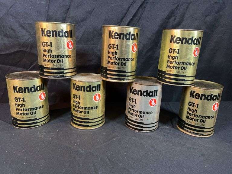 Kendall Motor Oil Advertising Cans - Auction Ohio
