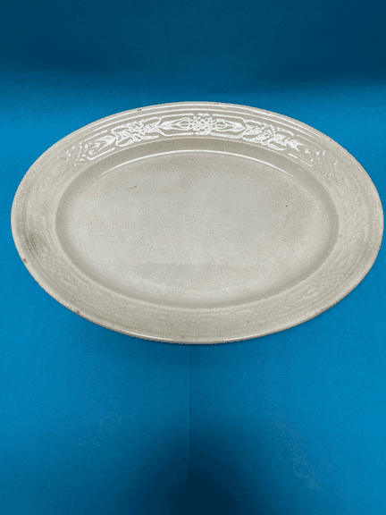 Antique J.T. & Co. Stone China Oval Platter – Stoke Upon Trent England