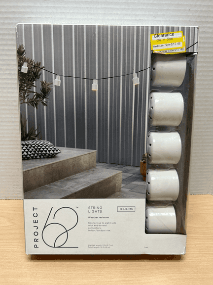 Project 62 String Lights Set – 10 Lights – Indoor/Outdoor Weather Resistant