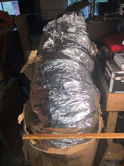 Flexible Duct Insulation Approximately 20” in Diameter and Maybe 25’ Long