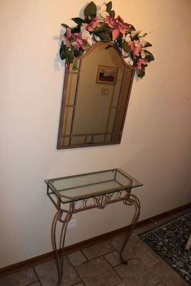Console Table & Mirror