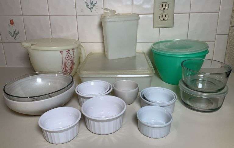 Vintage Tupperware and Prep Bowls