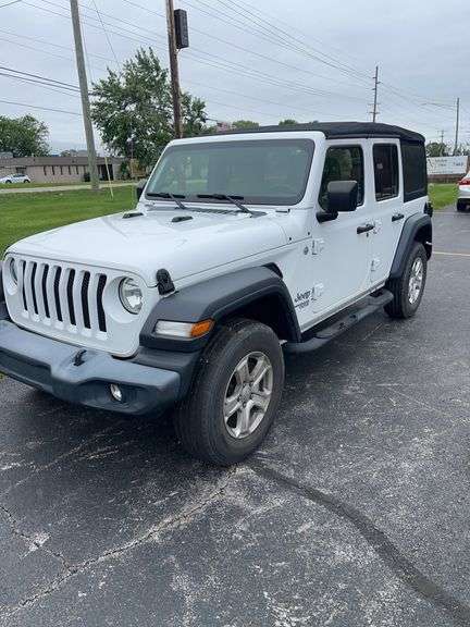 BANKRUPTCY AUCTION OF A 2021 JEEP WRANGLER UNLIMITED SPORT