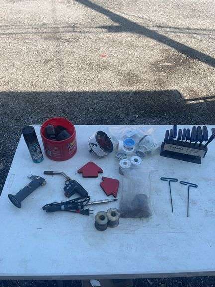 Tools, Drill Bits, Blowtorch, and Accessories