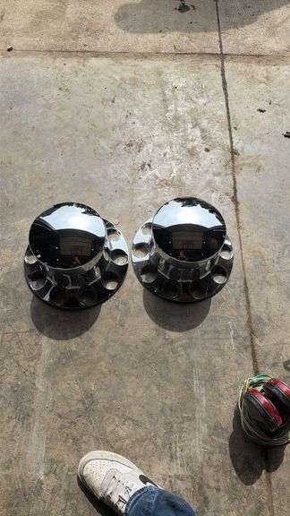 Pair of Chrome Wheel Covers