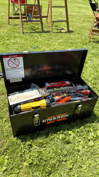 Knaack Tool Box with Tools