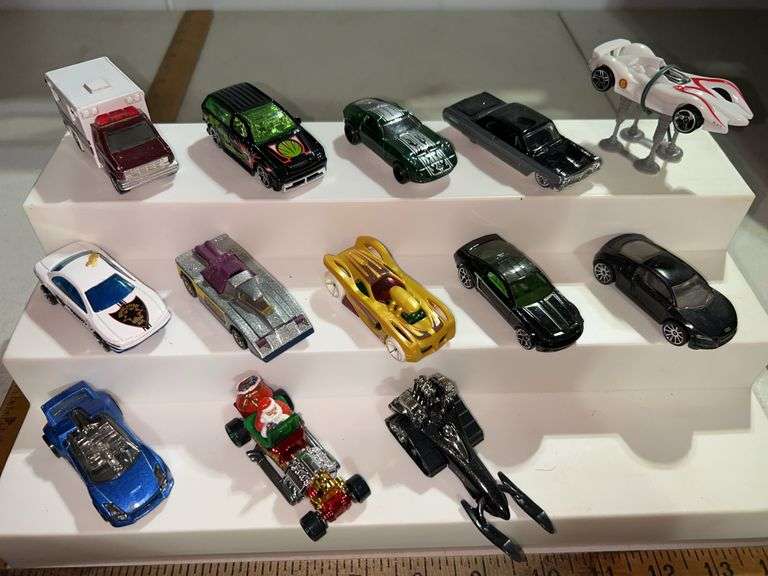 13 Assorted Hot Wheels Cars