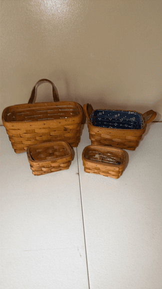 Set of 4 Longaberger Baskets