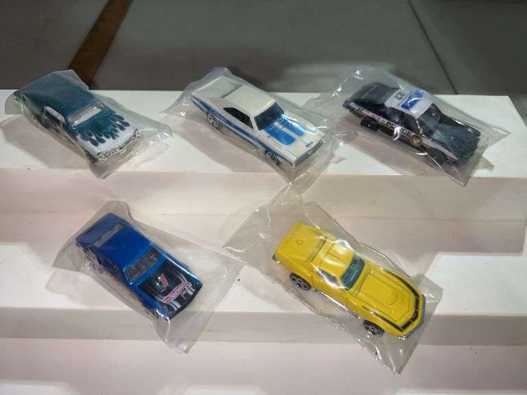 5 Assorted Hot Wheels Sweepstakes Revealer Cars
