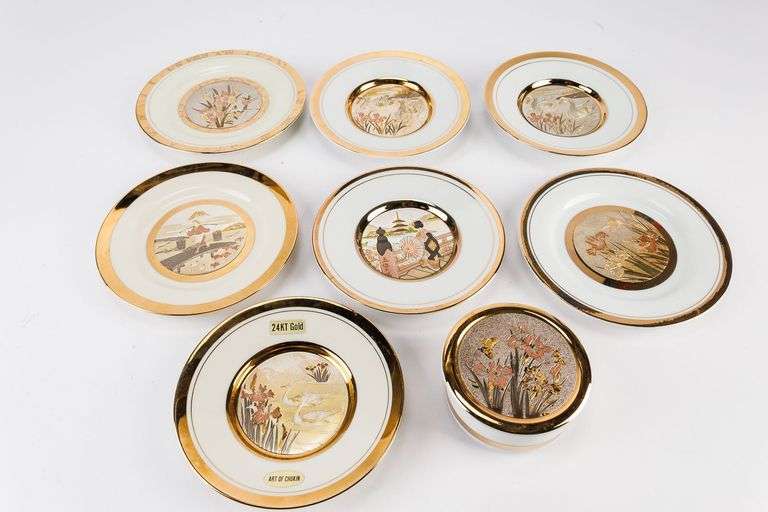Art of Chokin Japanese Plate Collection
