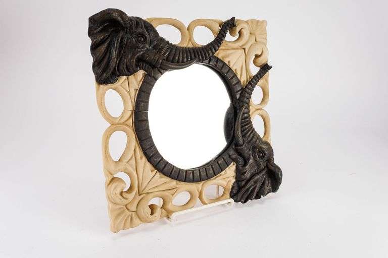Decorative Elephant Mirror