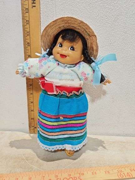 11'' Mexican Plastic Doll