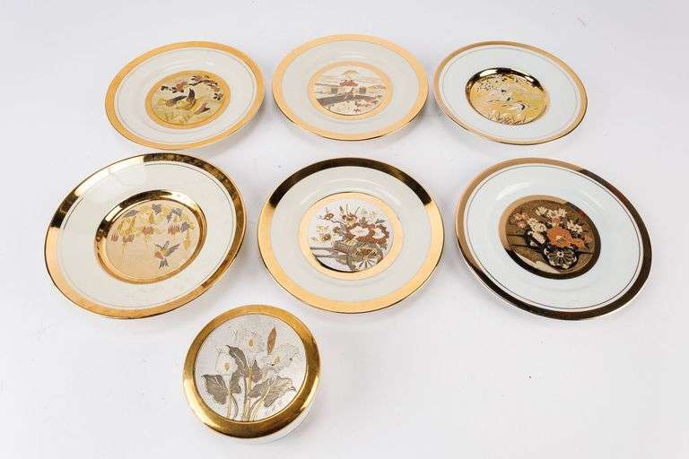 Art of Chokin Japanese Plate Collection