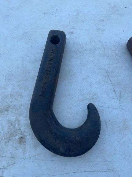 Two Cast Iron Hooks Stamped ‘EF-5-9925-INDIA’