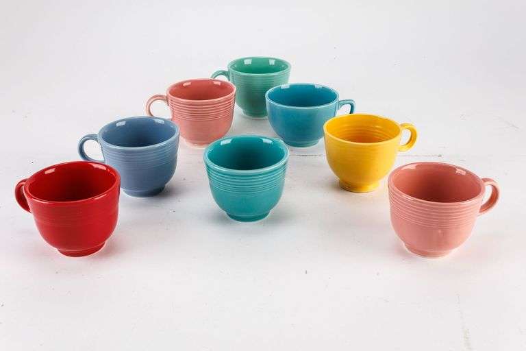 Group of 8 Fiestaware Mugs