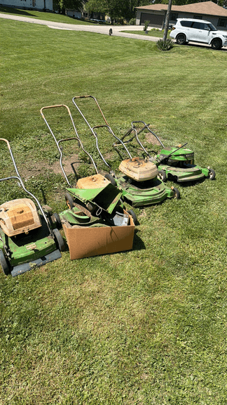Group of Lawn Mowers