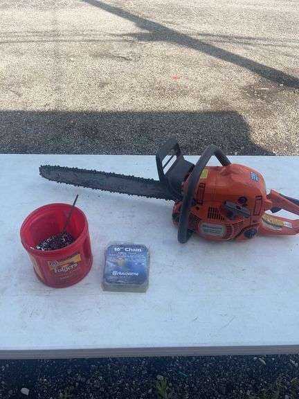 Husqvarna 450 Rancher Chainsaw with Extra Chain and Accessories