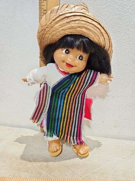 11'' Mexican Plastic Doll