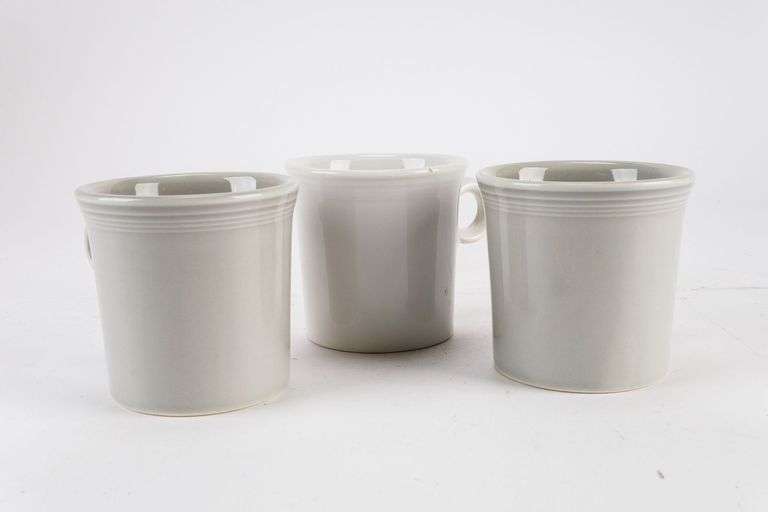 Set of 3 Fiestaware Mugs with Ring Handles