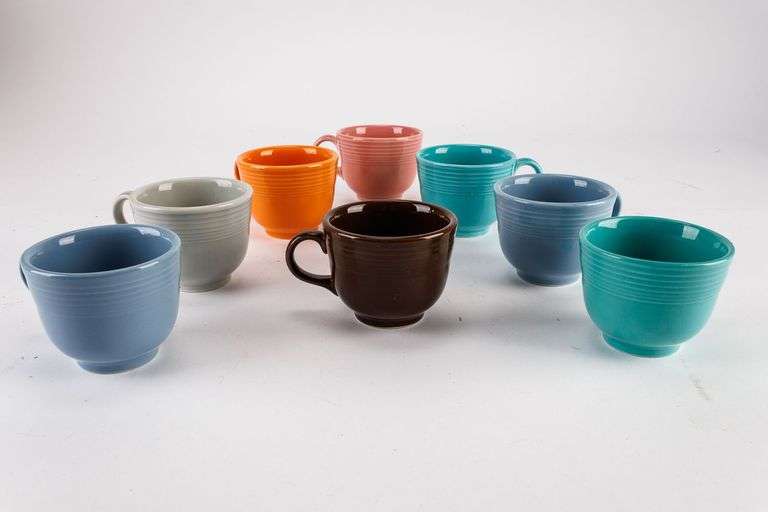 Set of 8 Fiestaware Cups