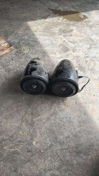 Pair of Black Kicker Speakers