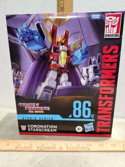 New In Box 2022 Transformers Studio Series 86-12 Coronation Starscream Leader Class Action Figure
