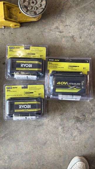 RYOBI 40V Lithium Batteries