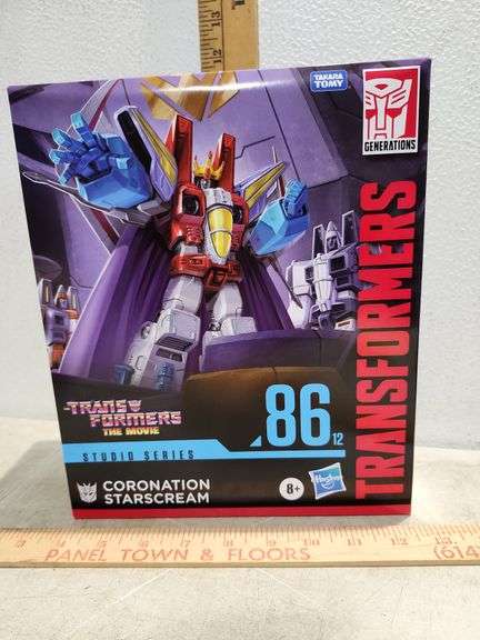 New In Box 2022 Transformers Studio Series 86-12 Coronation Starscream Leader Class Action Figure