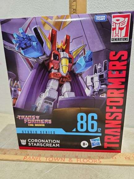 New In Box 2022 Transformers Studio Series 86-12 Coronation Starscream Leader Class Action Figure